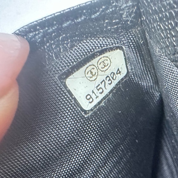 CHANEL Caviar Leather CoCo Button Snap/Flap Wallet - Picture 14 of 15